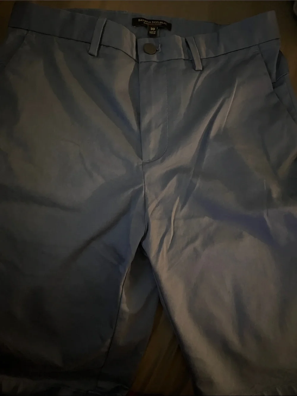 Banana Republic Men's Pale Blue Chino Shorts